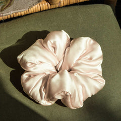 Champagne Gold Padded Scrunchie