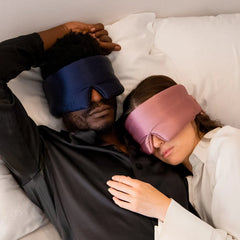 2-Pack Sleep Masks | Midnight Blue + Damask Rose