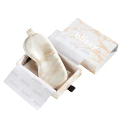 Sleep Mask - Champagne Marble