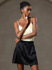 Pure Silk Spaghetti Strap Camisoles Top