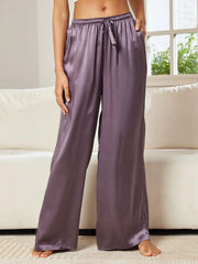 Women's Pure Silk Wide Leg Pants