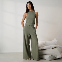 Organic Cotton Seersucker Pant