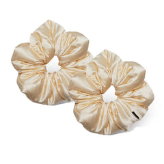 Champagne Gold Padded Scrunchie