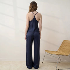 Washable Silk Bias Cami Pant Set