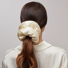 Champagne Gold Padded Scrunchie