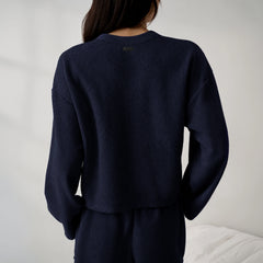 Organic Cotton Seersucker Wide Sleeve