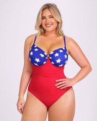 Smart Sculpt™ Apex U-Ring Cut Out Shaping Swimsuit
