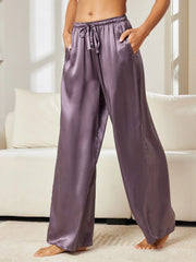 Women's Pure Silk Wide Leg Pants