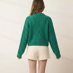 Cloud Cotton Basket Stitch Cardigan