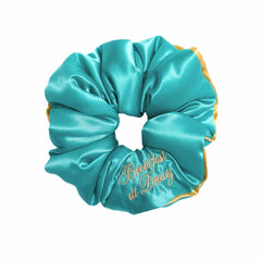 Breakfast at Drowsy - Turquoise Padded Scrunchie