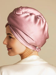 Pure Silk Hair Towel Wrap – Quick Dry, Frizz Free & Gentle on Hair