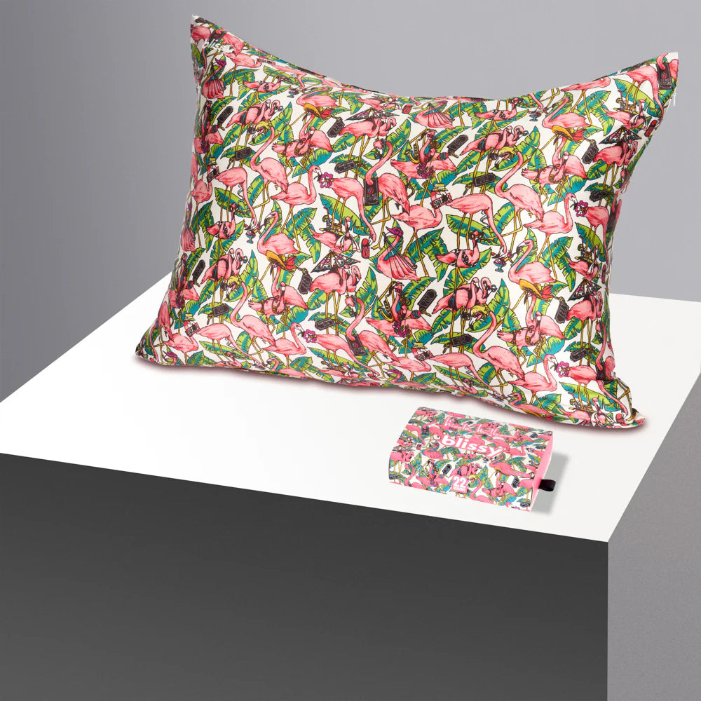 Pillowcase - Nicole Miller - Flamingo - Queen