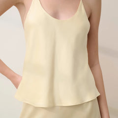 Washable Silk Bias Cami Pant Set