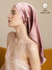 Pure Silk Elegant Long Bonnet