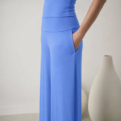 Soft Modal Rib Foldover Pant