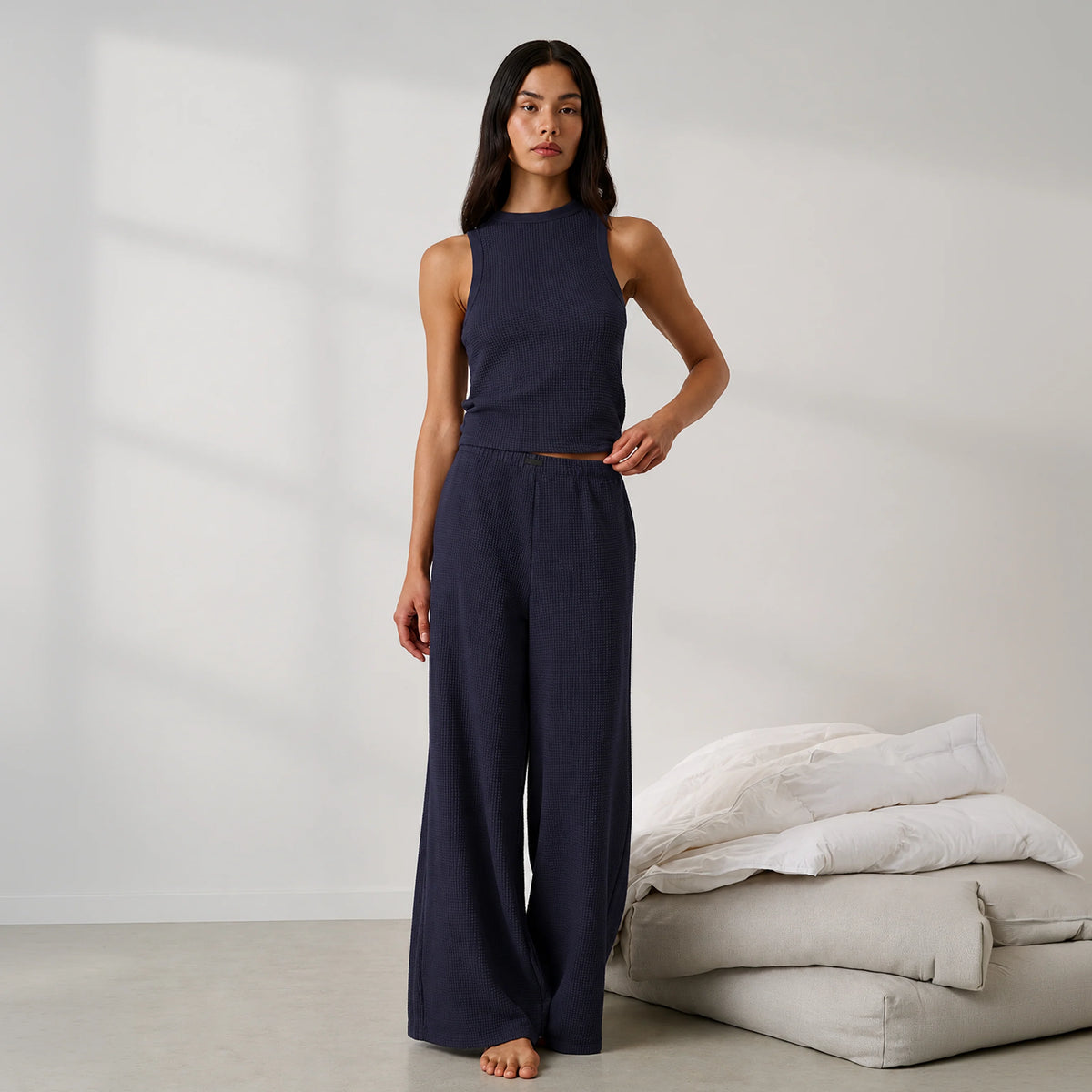 Organic Cotton Seersucker Pant