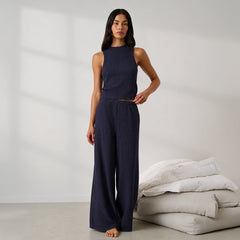 Organic Cotton Seersucker Pant