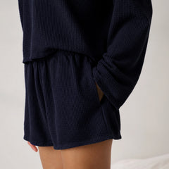 Organic Cotton Seersucker Short