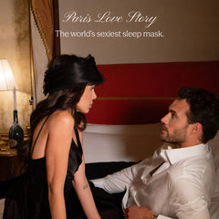 Paris Love Story - Black Jade Sleep Mask