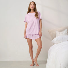 Organic Pima Tee Short Set