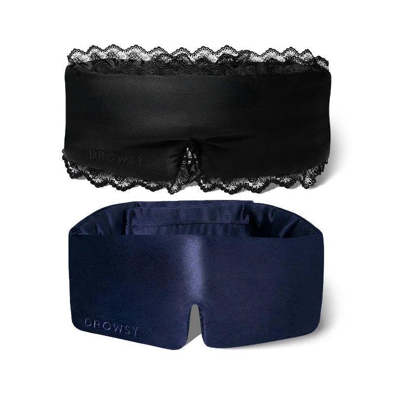 2-Pack Sleep Masks | Paris Love Story + Midnight Blue