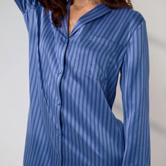 Washable Silk Sleep Shirt Dress