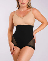 BOOT-YEAH™ MeshSmooth™ High-Waisted  Brief + Mid Thigh Short
