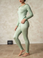 Women's Silk Jersey Long Sleeve Long Johns