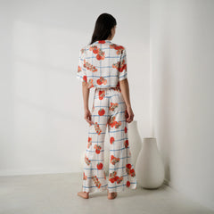 Washable Silk High Rise Pant Set