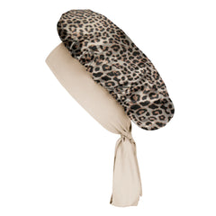 Blissy Bow Bonnet - Leopard