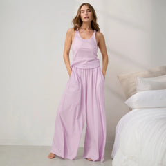Organic Pima Wide Leg Pant
